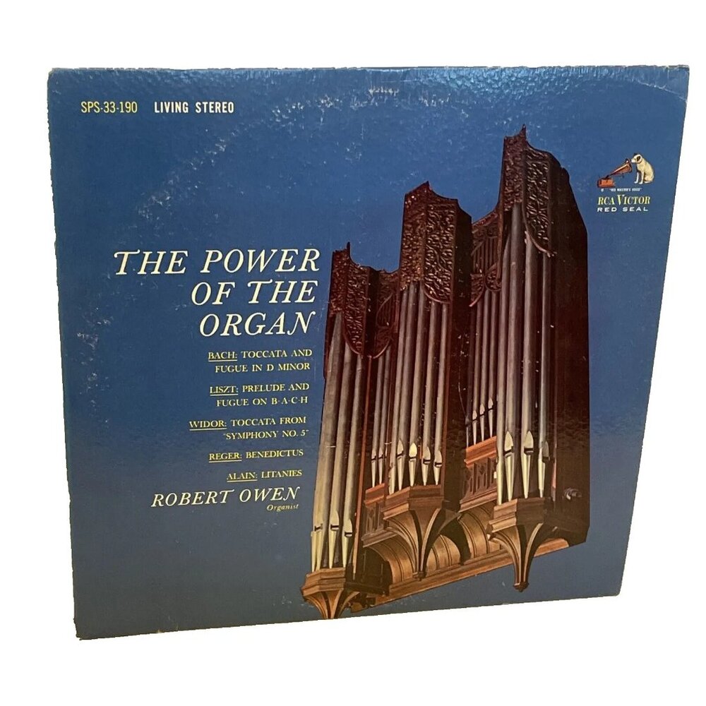 The Power Of The Organ (Vinyl, 1963) RCA Victor Red Seal SPS-33-190 Good+ LP